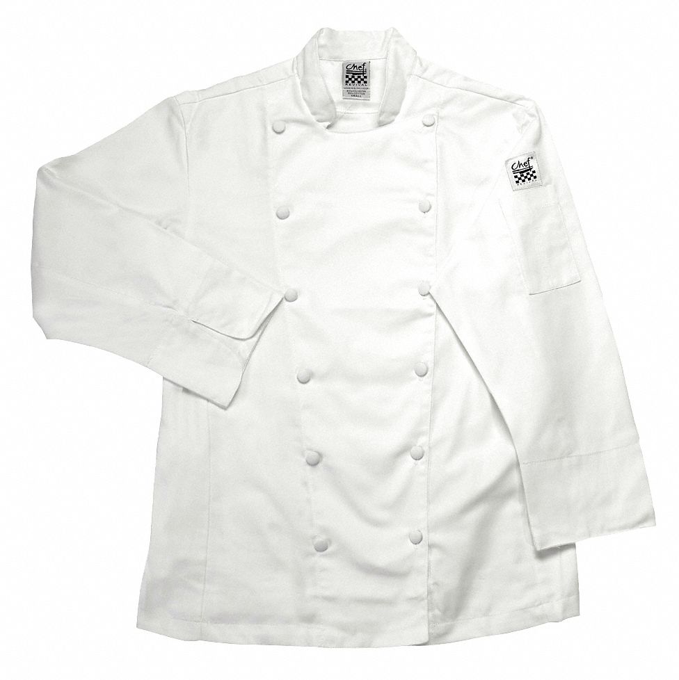 Chef Jacket, Cuisinier, Ladies, White, L