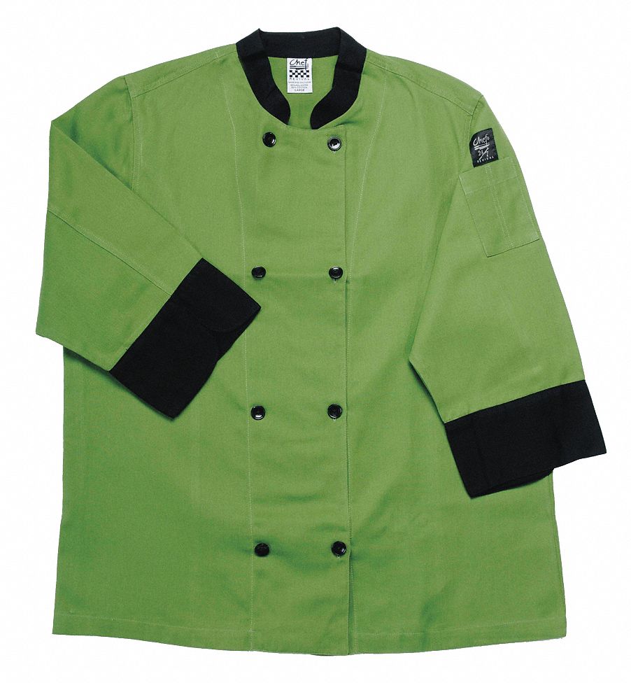 Crew Jacket, Unisex, Green, XL