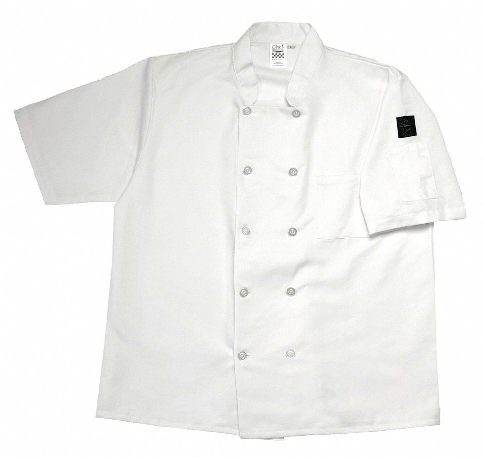 Crew Jacket, Unisex, White, Short Sleeve, L