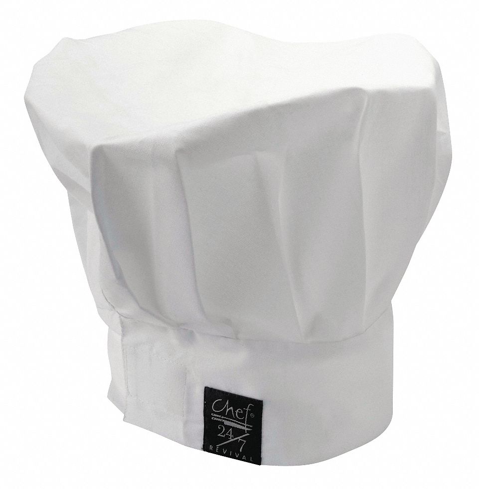 Chef Hat, White, 13 Inch Tall