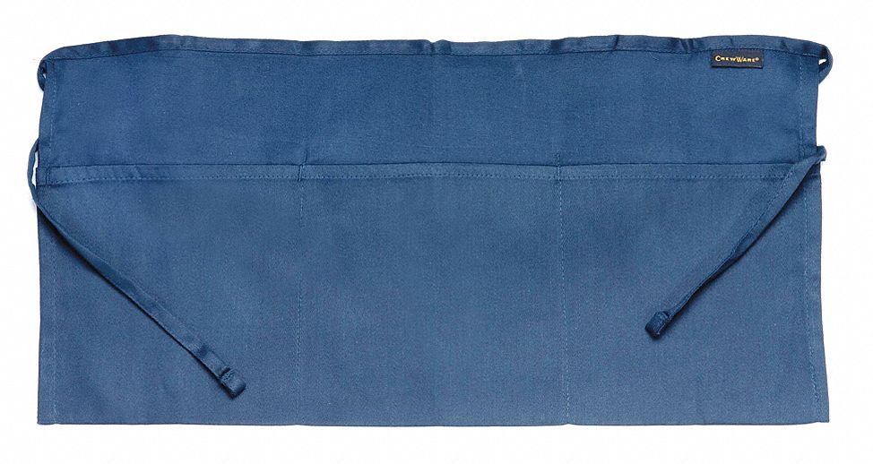 Waist Apron, 3 Pocket, Navy