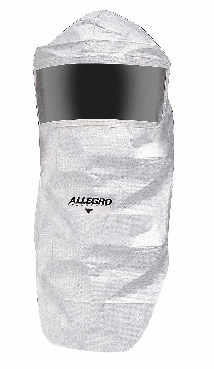 Disposable Hood, White, One Size, PK 12