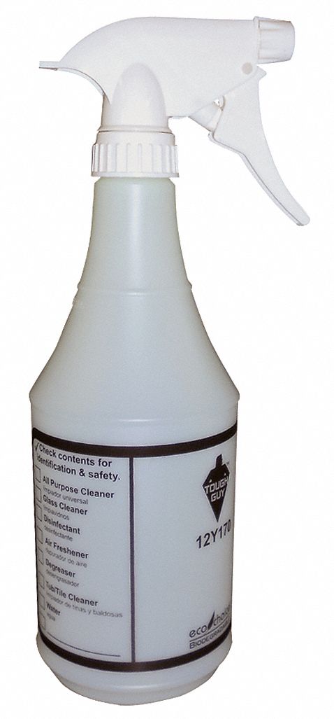 Preprinted Spray Btl, 32oz., Grn Tint, PK3