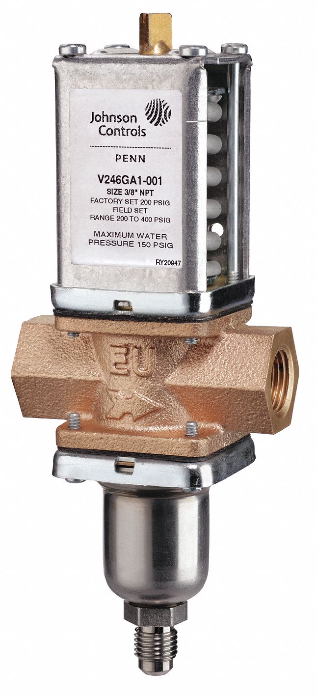 Water Regulating Valve, 2 Way, 3/4 In