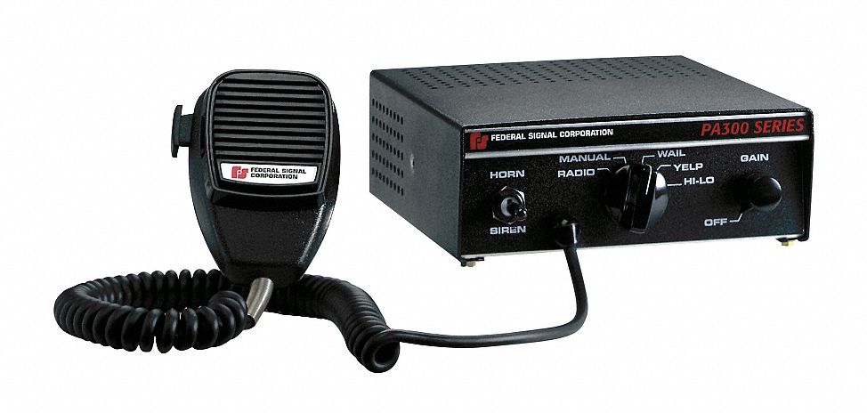 Electronic Siren, 11 to 15 VDC, 100W