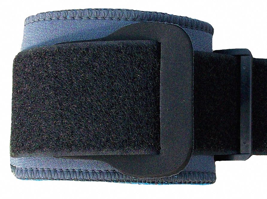 Elbow Support, Layered Rubber, Gray, XL