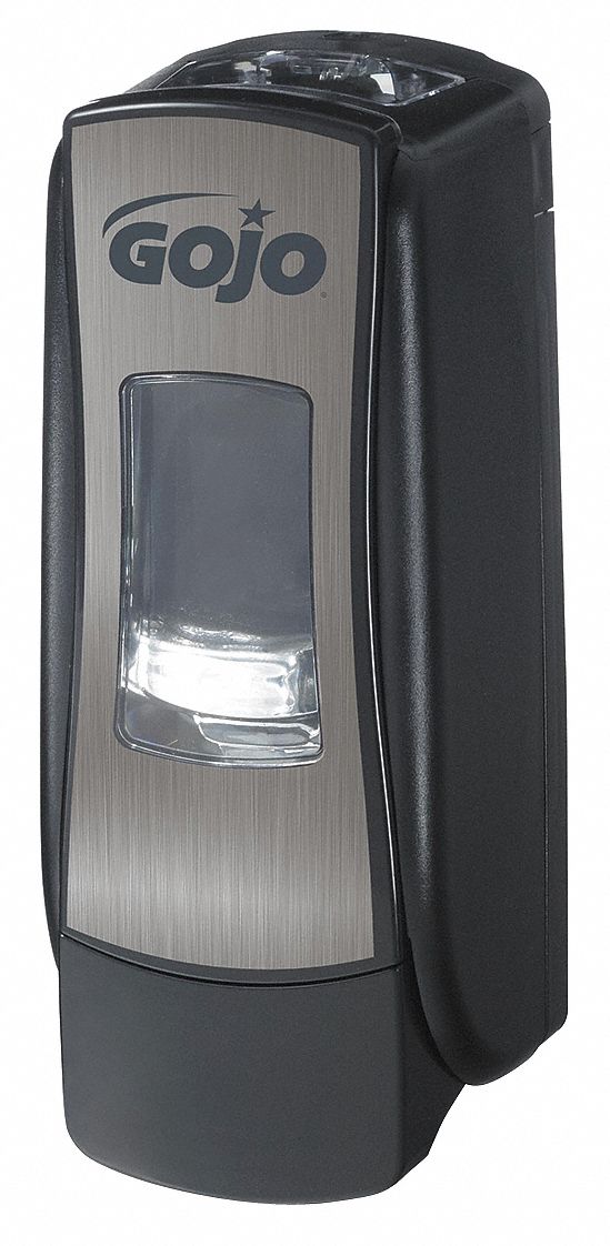 Soap Dispenser, 700mL, Chrome/Black