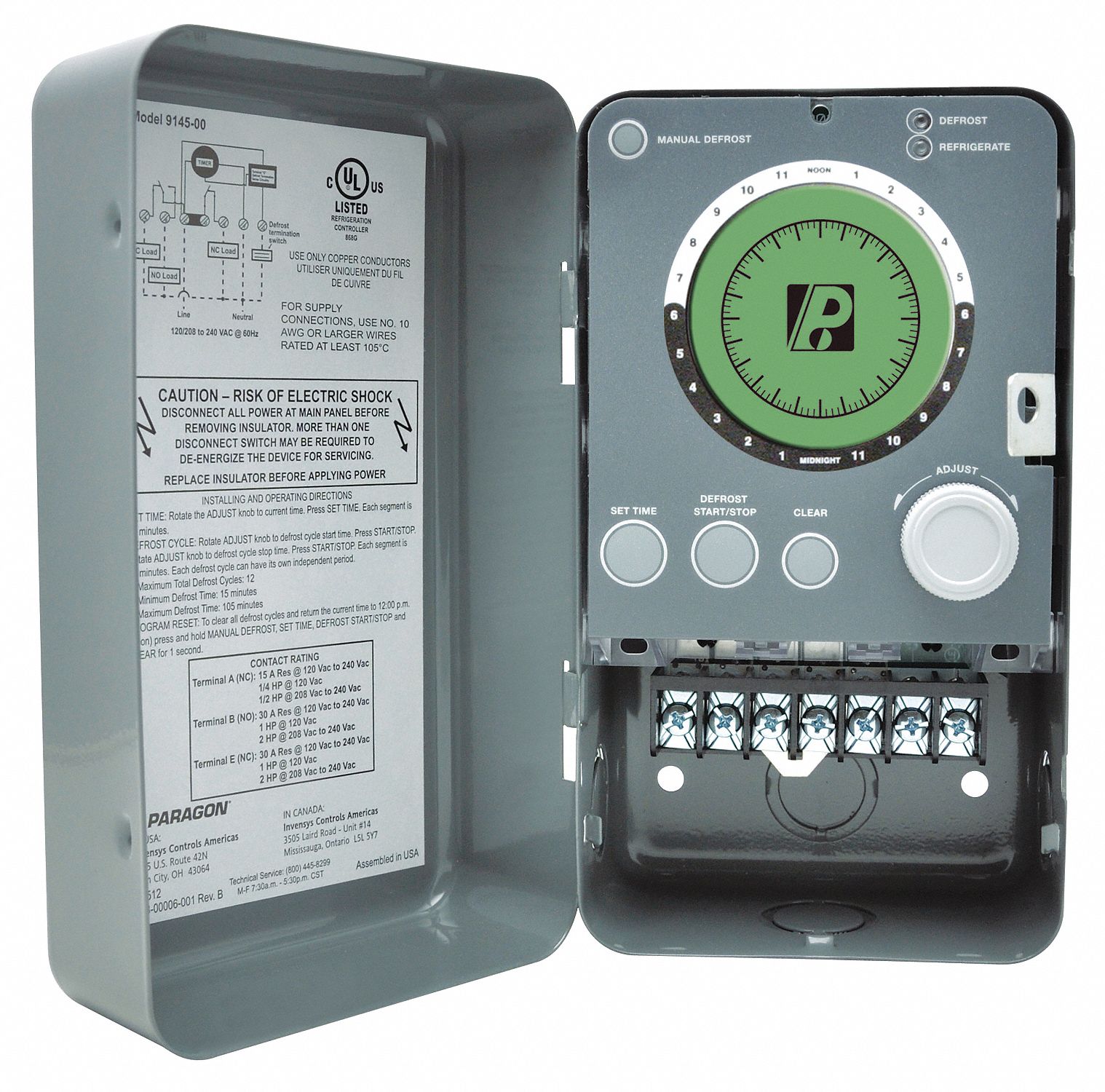 Defrost Control, 120/208/240V