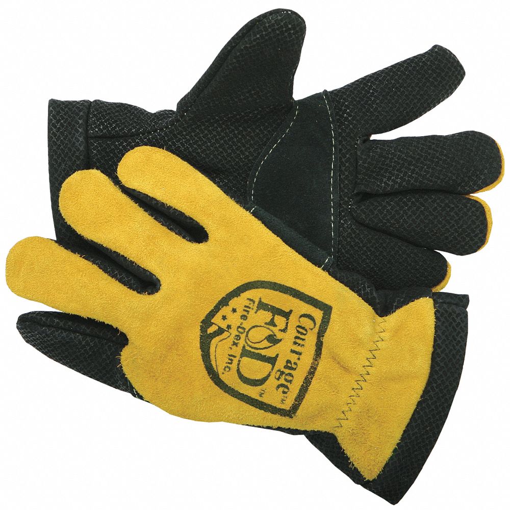 Firefighters Gloves, S, Goathide Lthr, PR