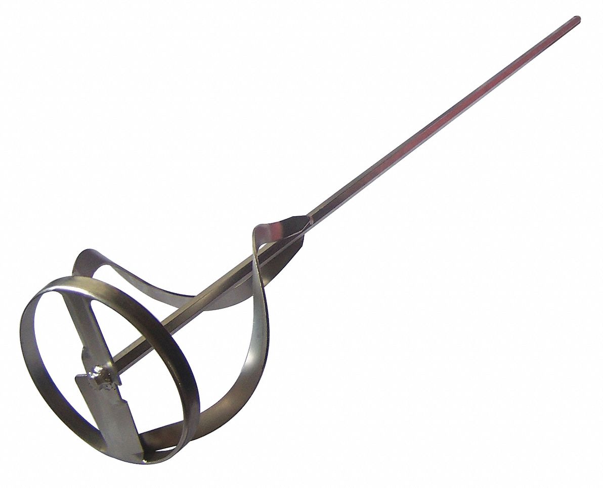 Ribbon Paint Mixer, Spiral, 30 x4-3/4 In W