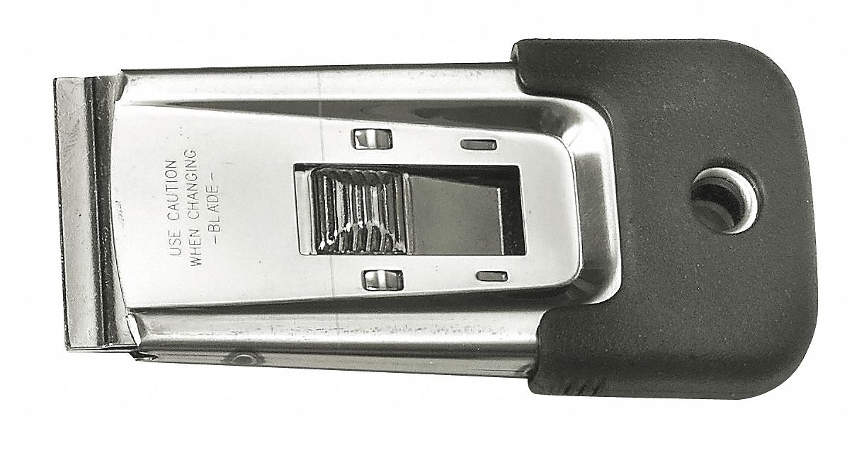 Razor Blade Scraper, Stl/Cushion, 1-1/2 In