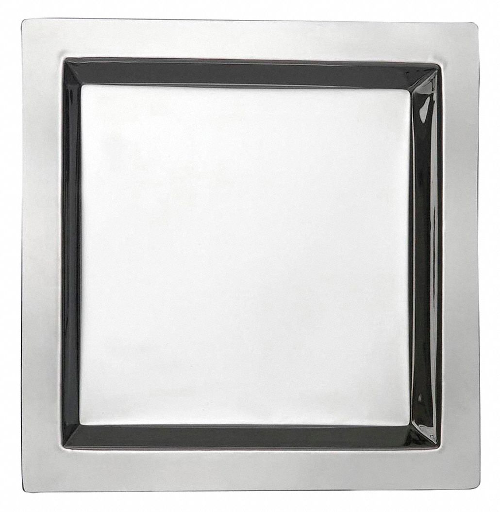 Serving Tray, 11x11, Stainless Steel