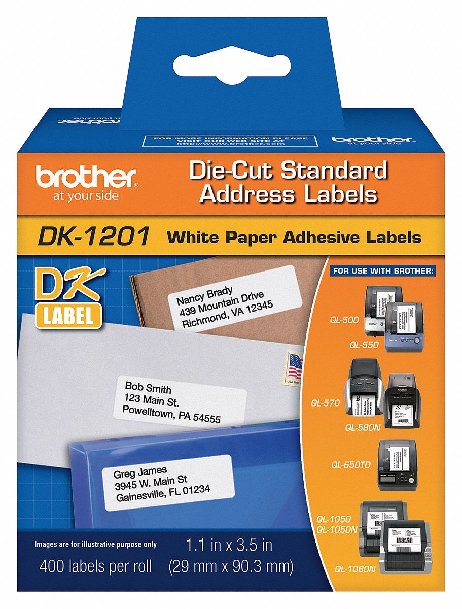 Address Label, Black/White, Paper