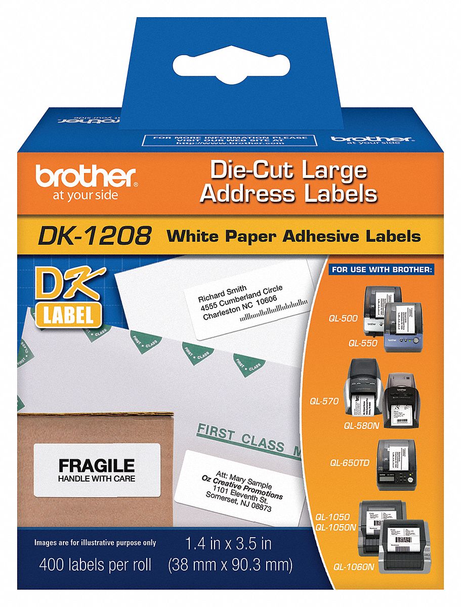 Address Label, Black/White, Paper