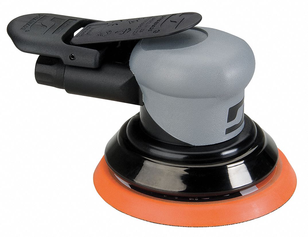 Air Random Orbital Sander, 0.26HP, 6 In.