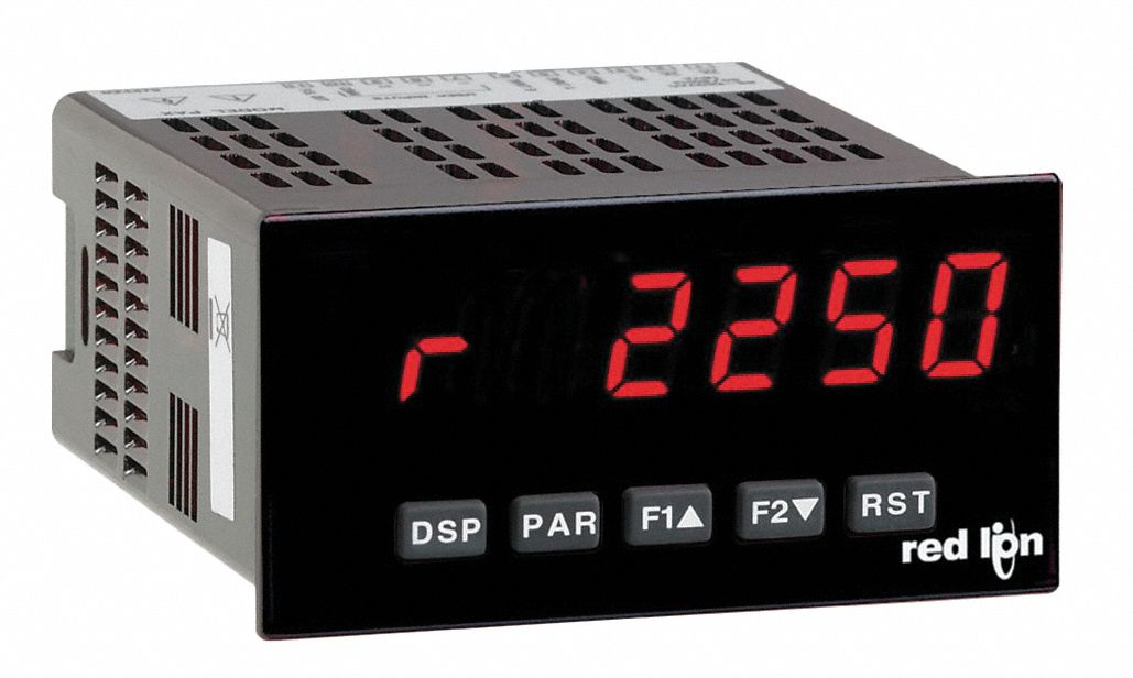 Rate Meter, Red Display VAC