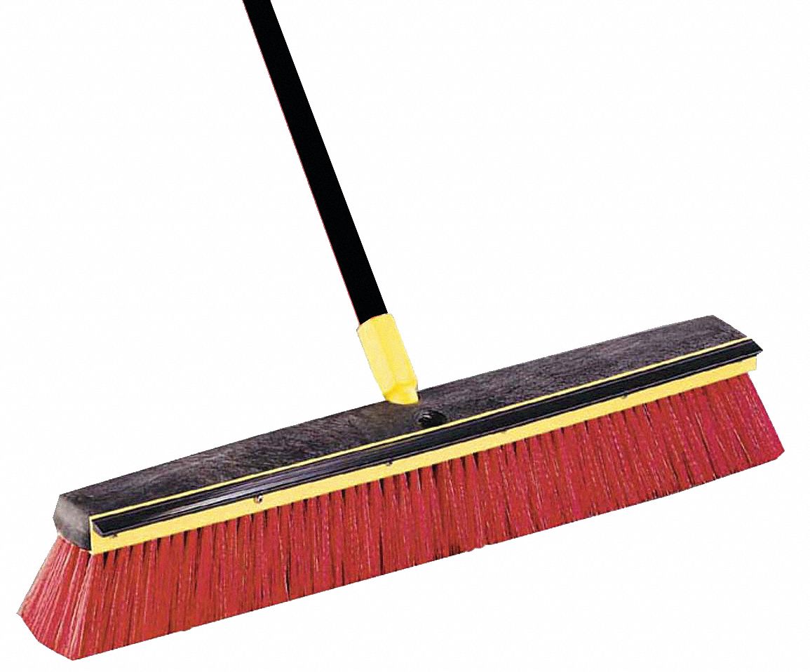Push Broom, PP, Hvy Dty Blck, 60-9/16In OAL