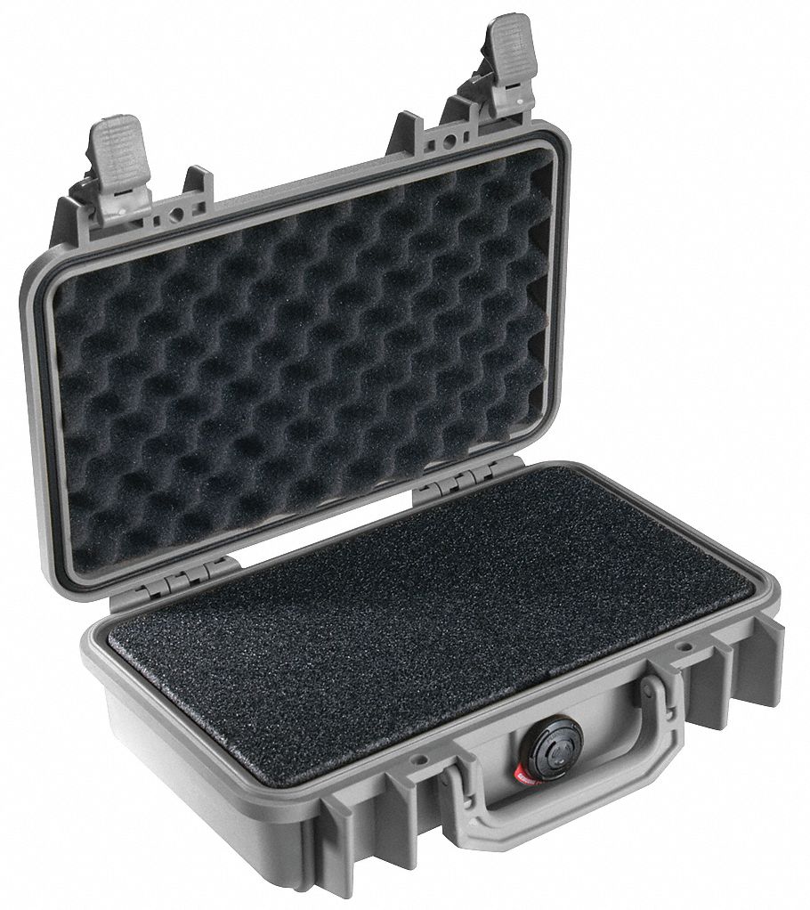 Protector Case w/Foam, 0.12 cu ft., Silver
