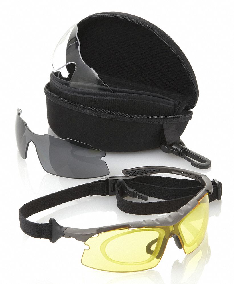 Prot Goggles, Antfg, Smk/Yel/Clr