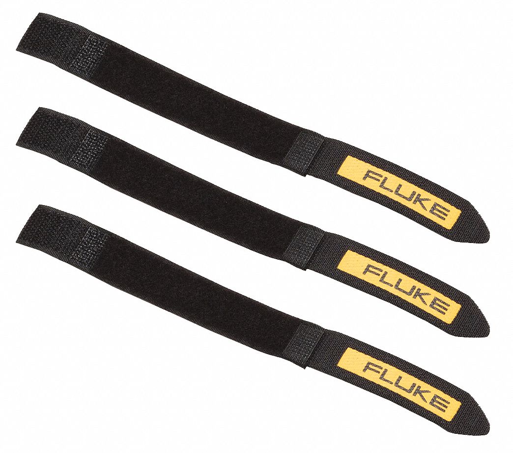 Cable, Lead Fasteners, Hook & Loop, Pk 3
