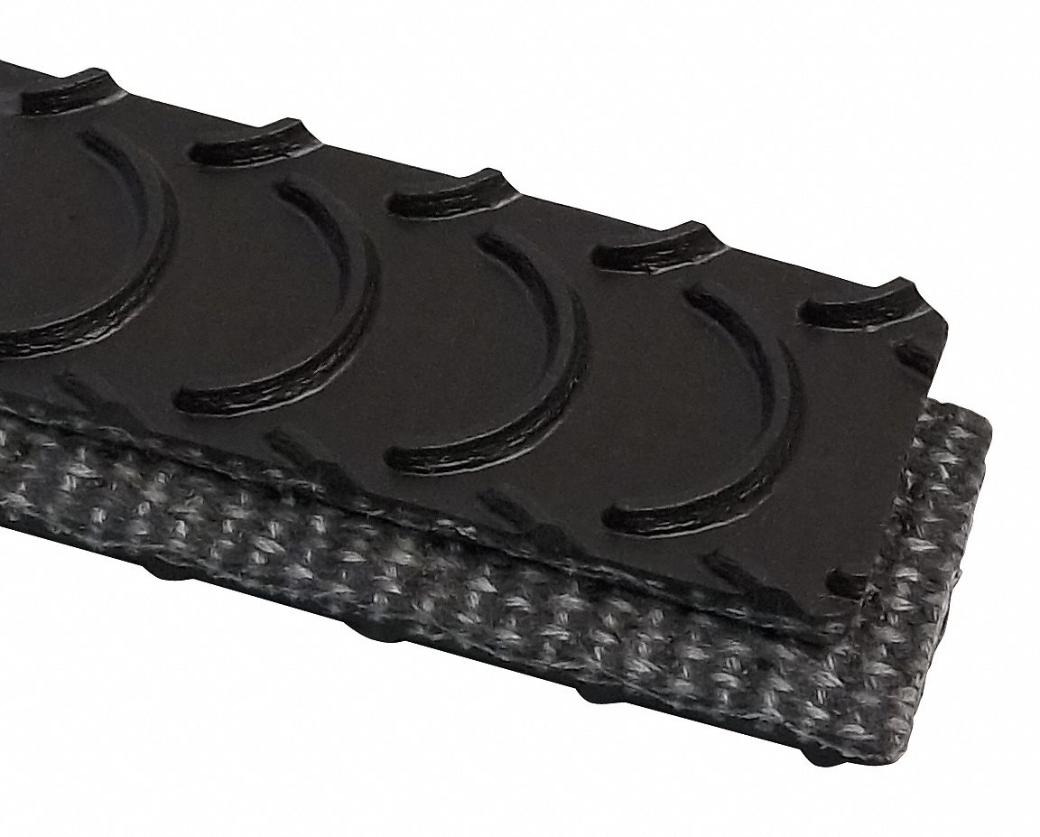 Conveyor Belt, PVC 120 LT, Black, W 14 In
