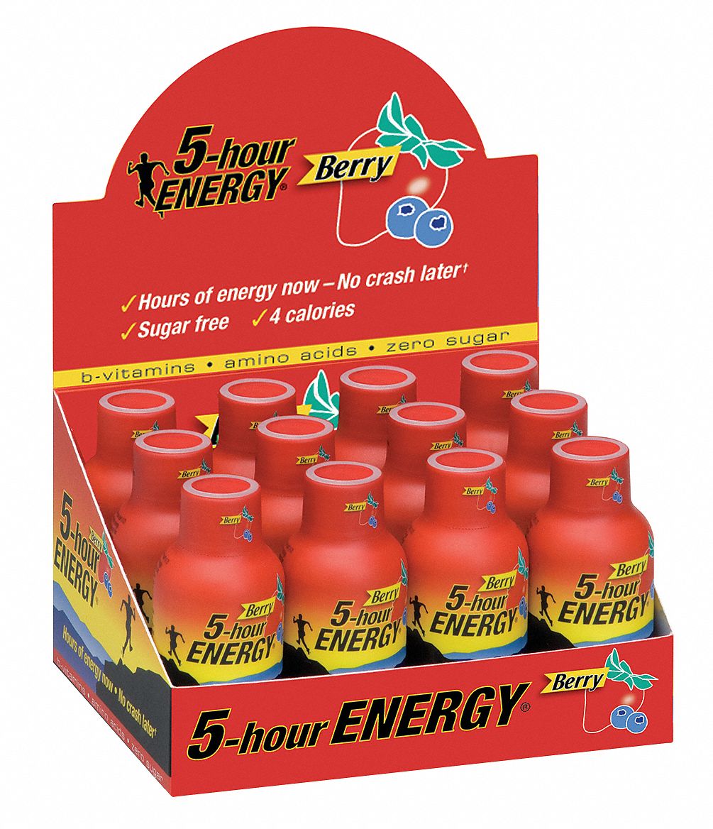 5 Hour Energy Drink, Berry, PK12
