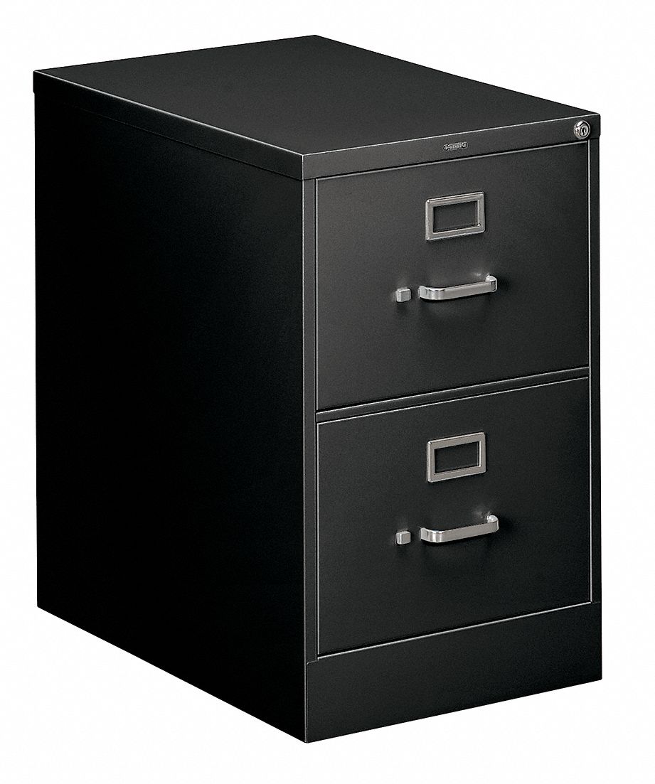 Vertical File, 18-1/4 In.W, Black