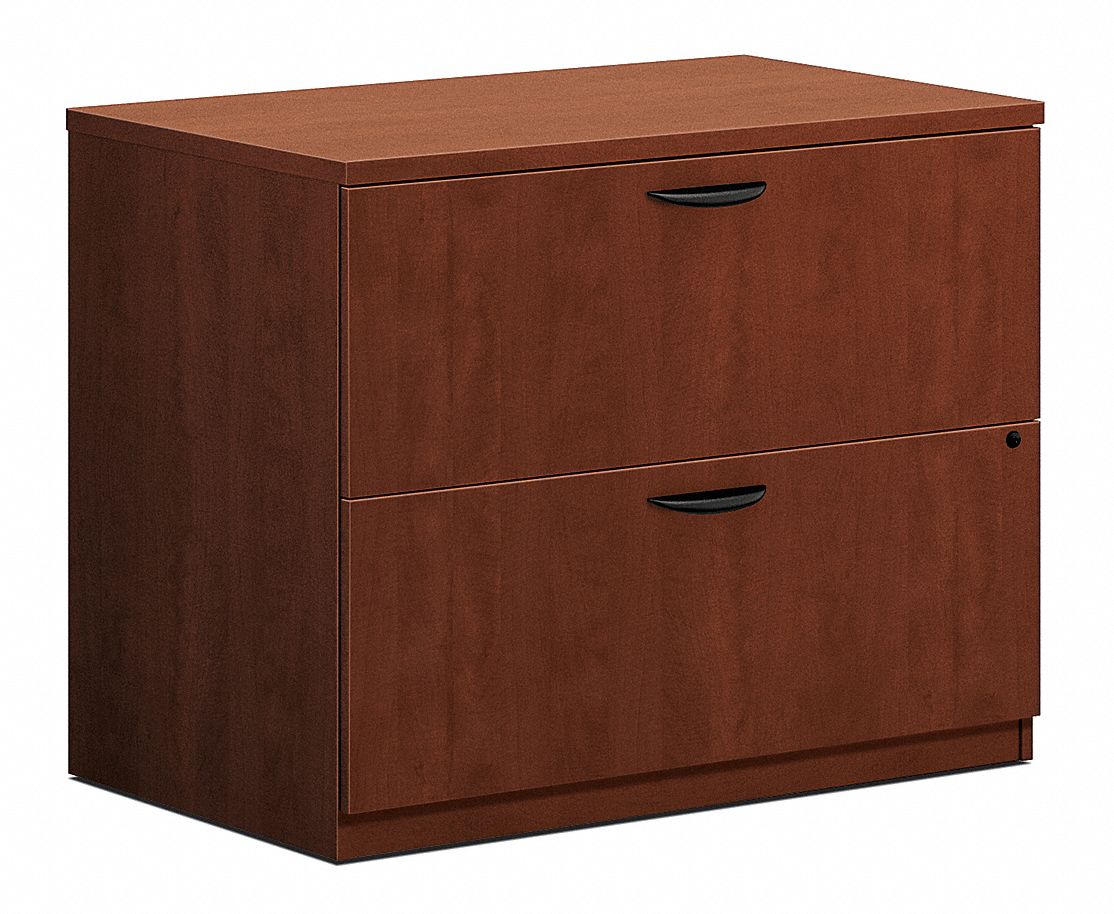 Lateral File, 35-1/2 In.W, Medium Cherry