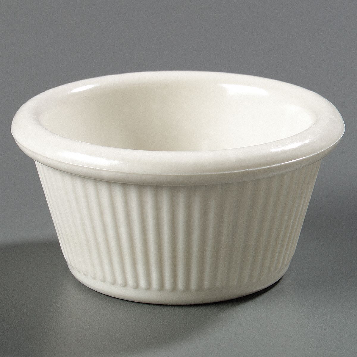Fluted Ramekin, 2 oz., Bone, PK 48