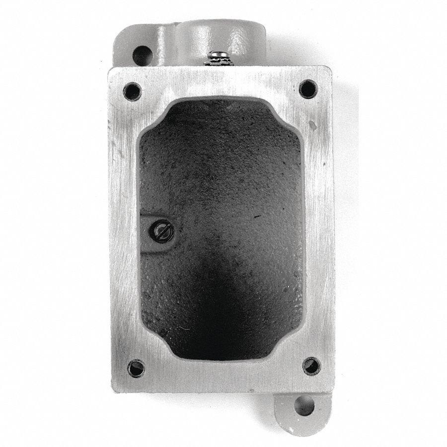 Mounting Body, 1Gang, 3/4In, Dead-End, Iron