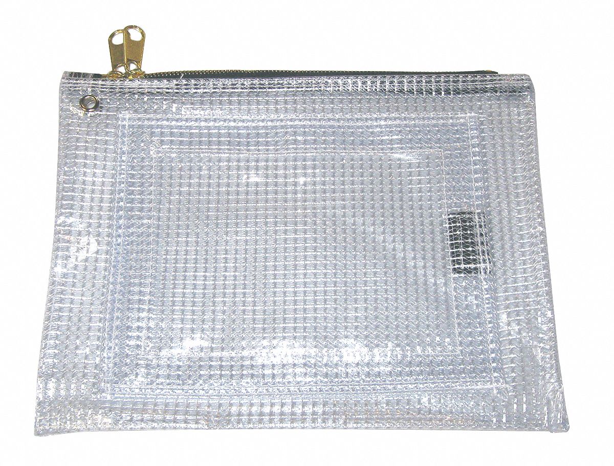 Evidence Pouch, 8 x 11 In, Clear