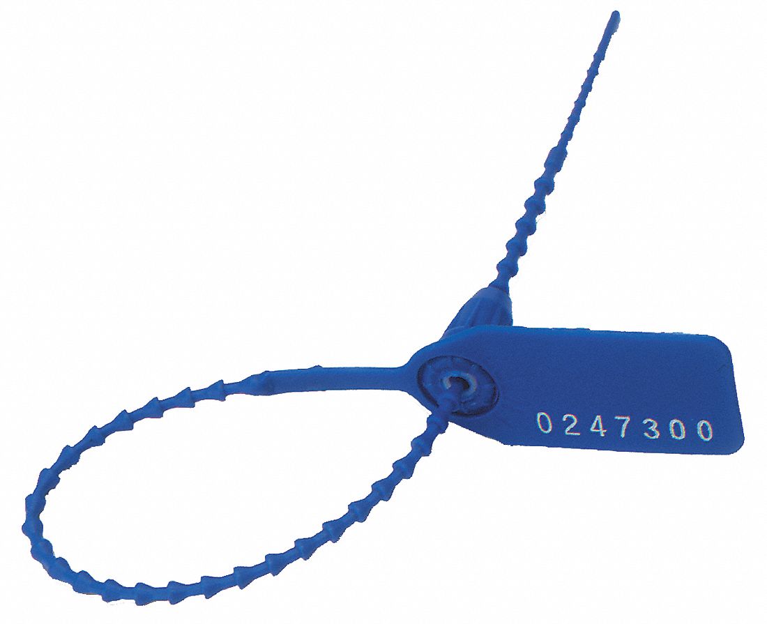 Equilock Locking Seal, Blue, PK100