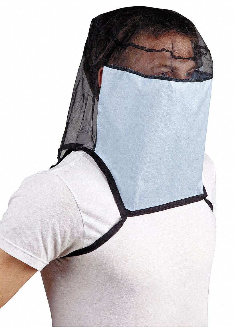 Respirator Hood, Blue/Black, Universal