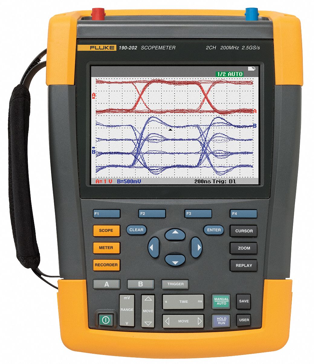 SCOPEMETER 2CH 200 MHZ  W.Cert