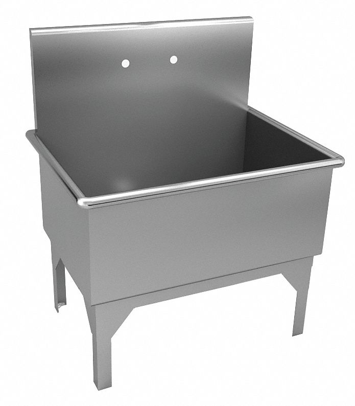 Single Compartment Sink, Gov, 39 In L