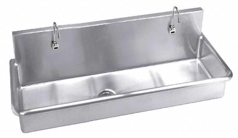 Multi-Station Sink, w/Sensor, 48 In L