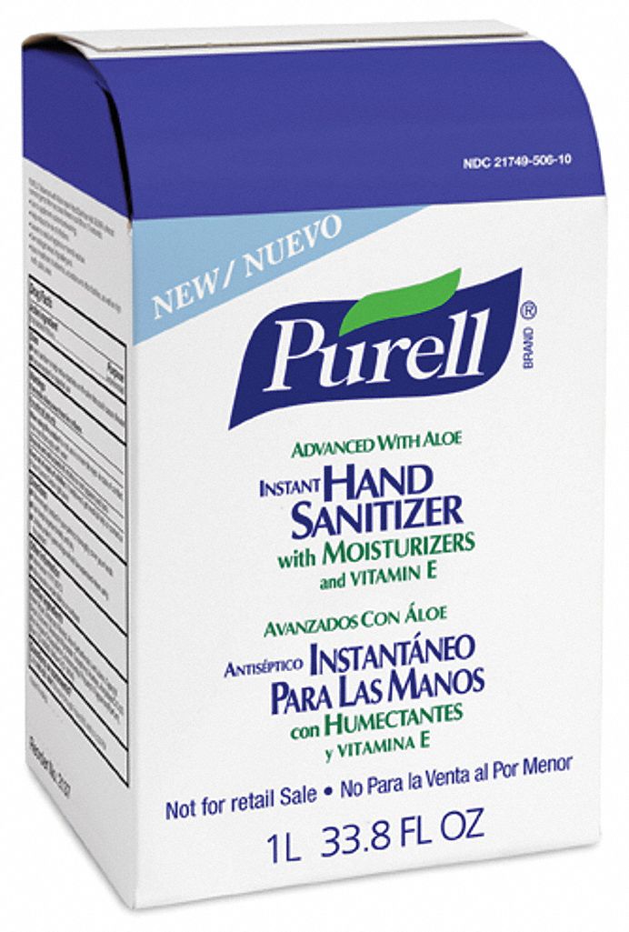 Hand Sanitizer Refill, Size 1000mL, PK 8