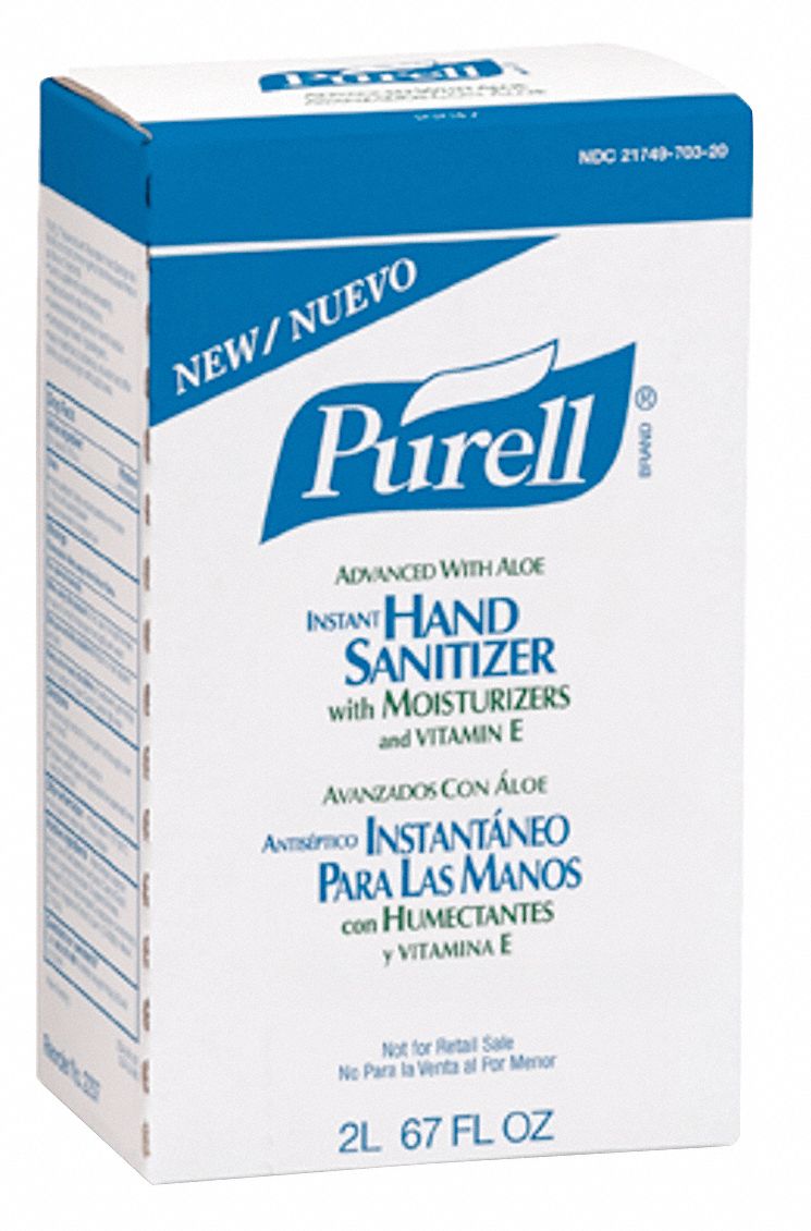 Hand Sanitizer Refill, Size 2000mL, PK 4