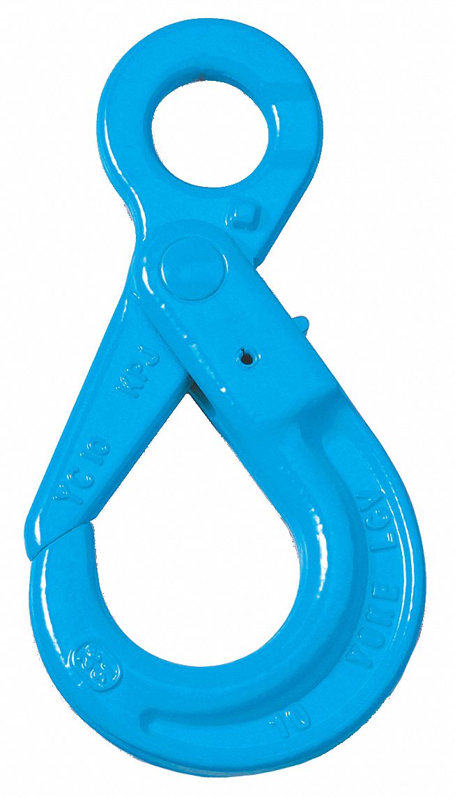 Eye Self Locking Hook, G100, 1/4-5/16 In