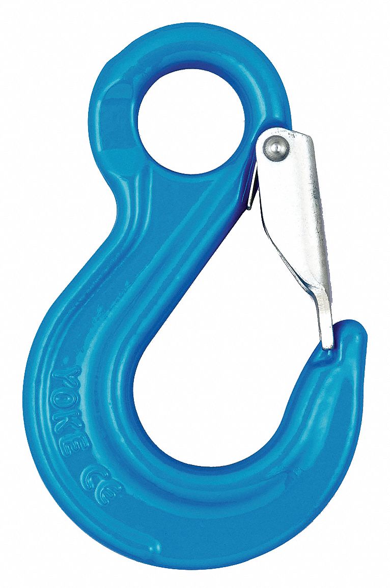 Eye Sling Hook, G100, Size 5/8, w/Latch