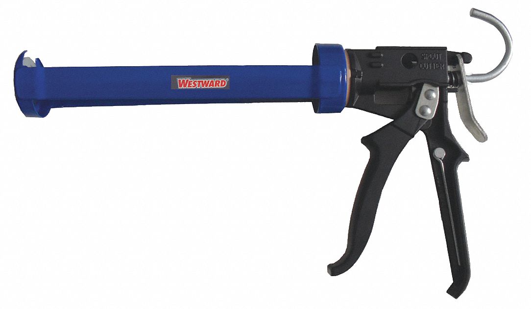 Caulk Gun, High Thrust, Blue/Black, 10.3 Oz
