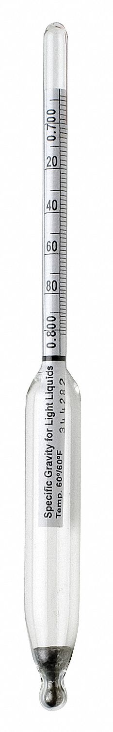 Specific Gravity Plain Form Hydrometer