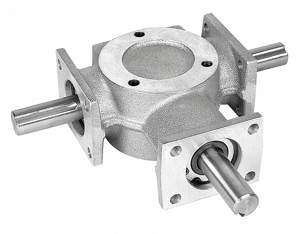 Gear Drive, Bevel, 1750 rpm, .913 HP, Alum