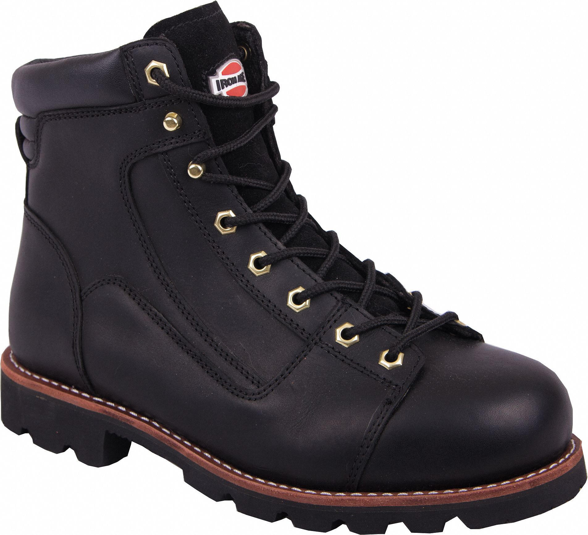 Work Boots, Stl, Mn, 12W, Blk, 1PR