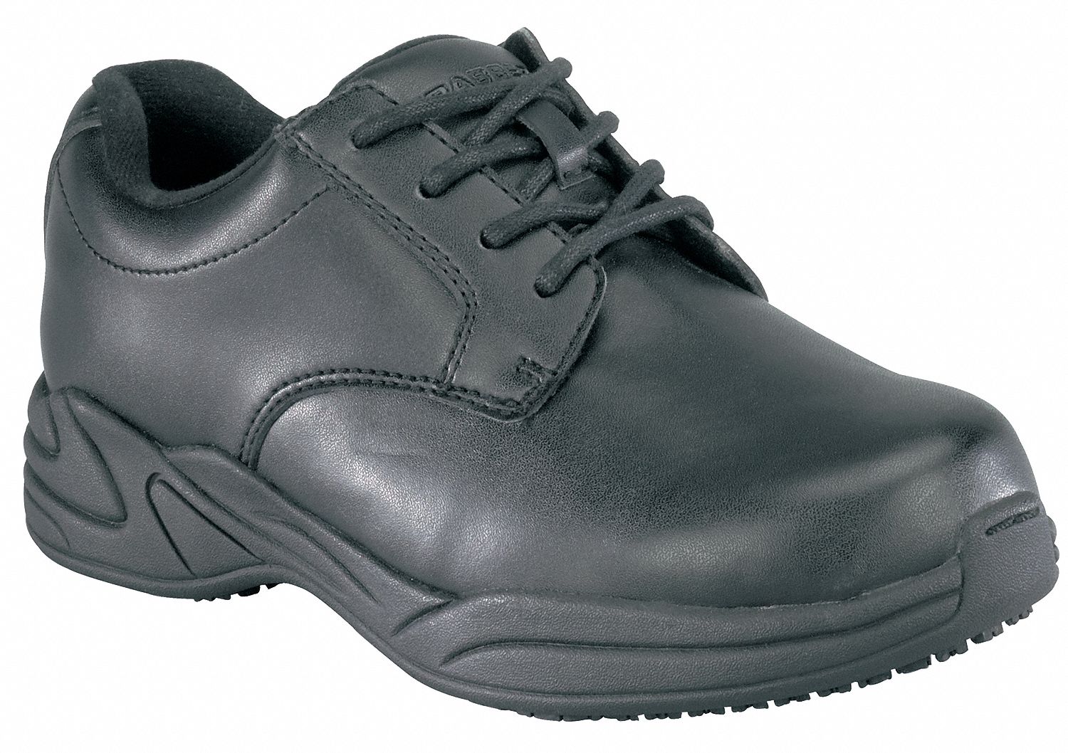Work Shoes, Pln, Womens, 8-1/2, Black, 1PR