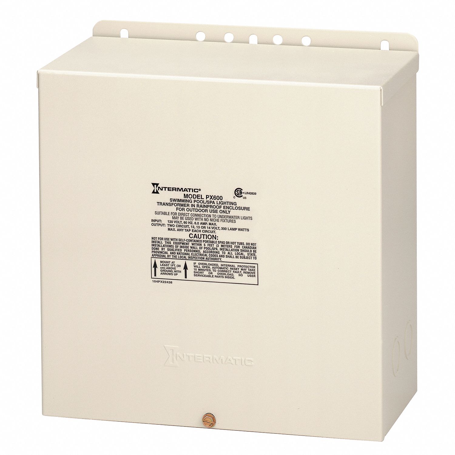 600 W Beige Steel Enclosure