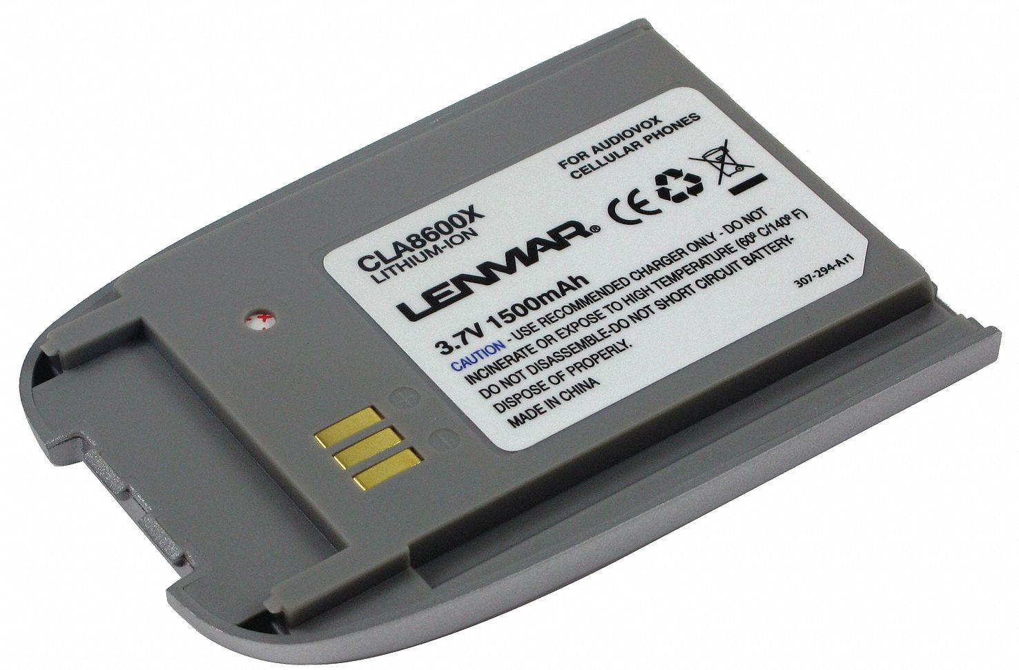Cellphone Battery, 1500mAh, For Audiovox