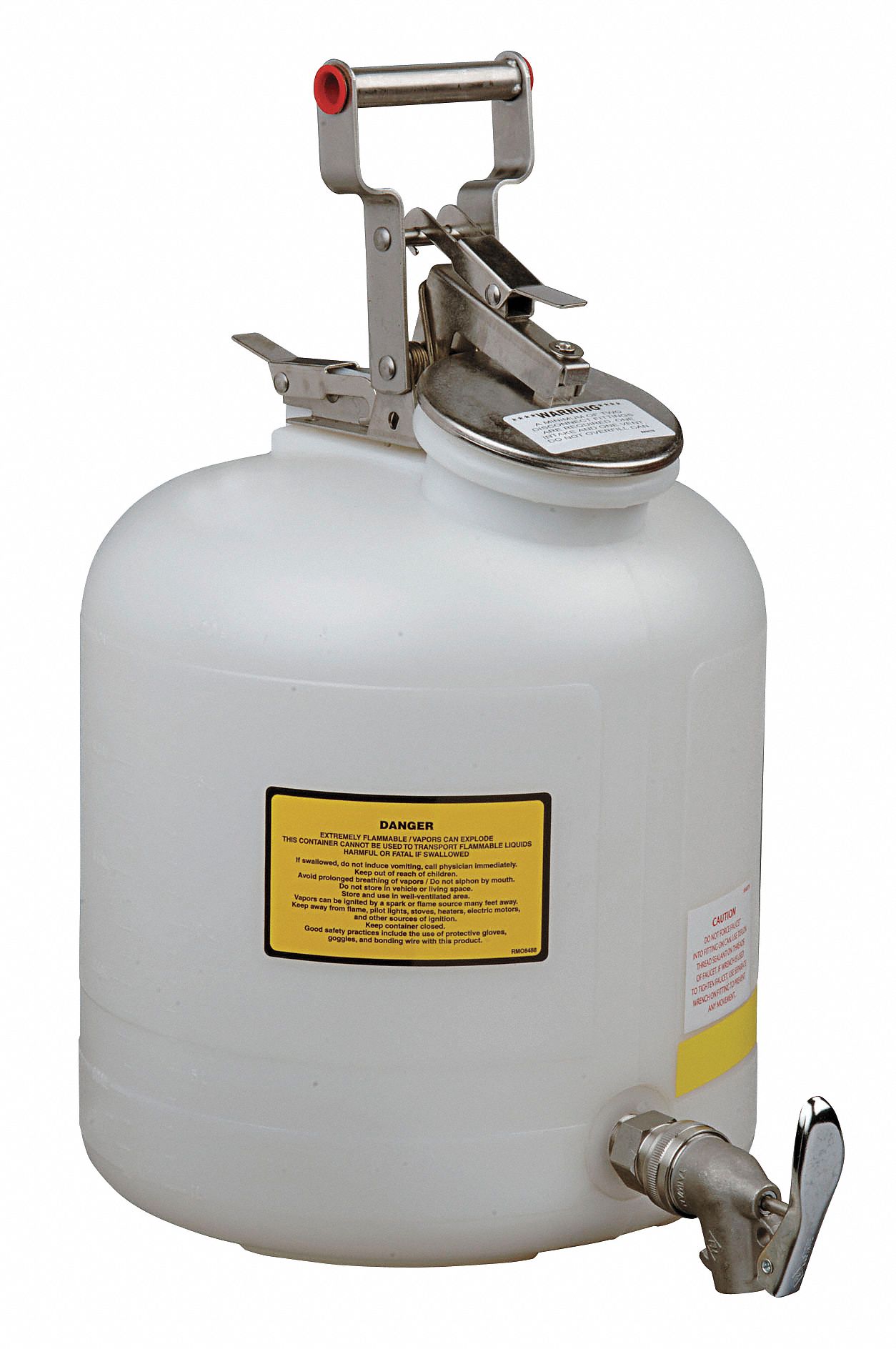 Disposal Can, 5 Gal., White, Polyethylene