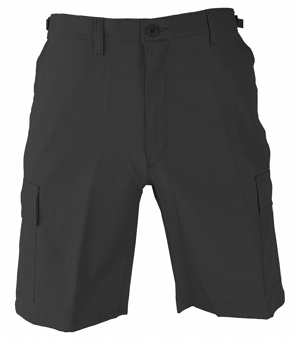 Mens Tactical Shorts, Black, Size M