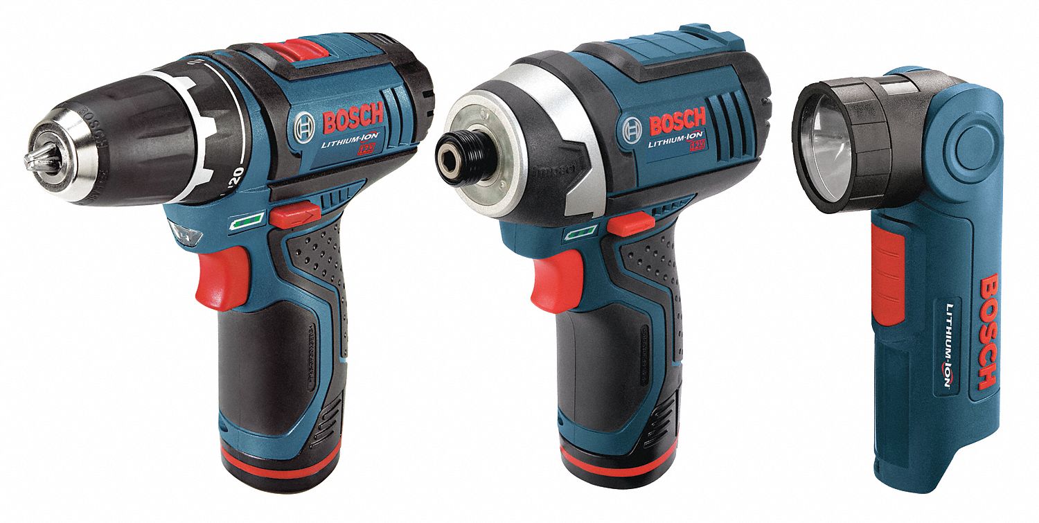 Cordless Combination Kit, 12.0V, 12.0/hr